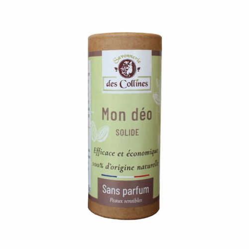 Déodorant solide naturel – sans parfum & zéro déchet | Savonnerie des Collines