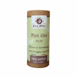 Déodorant solide naturel – sans parfum & zéro déchet | Savonnerie des Collines