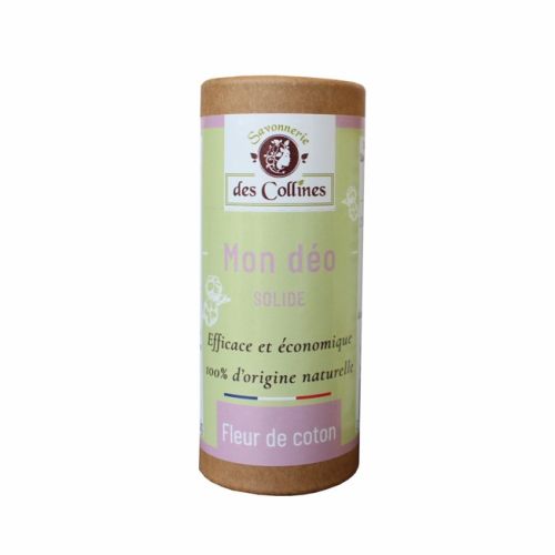 Déodorant naturel solide - Parfum fleur de coton